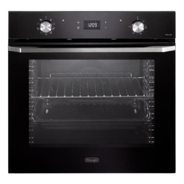 Delonghi DSM 09 NL Built-In Wall Oven, Steam Function - Black 