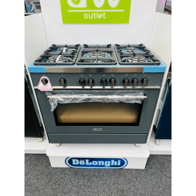 Delonghi DSR 907GS2 SLATE 90 Cm Dual Fuel Cooker