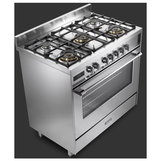 Delonghi Dsr 927 Dfx Space 90Cm (Dual Fuel) Single Cavity  Range Cooker 