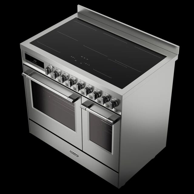 DeLonghi PRO 965T IMXX 90cm Induction Range Cooker - Stainless Steel