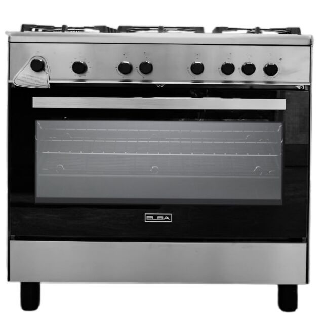 Elba ESC90GAS 90 cm Italian Gas Range Cooker – Stainless Steel