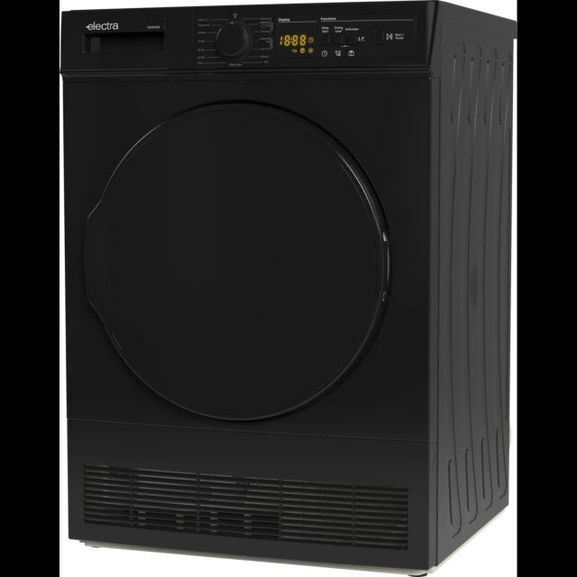 Electra TDC8101B 8Kg Freestanding Condenser Tumble Dryer - Black 