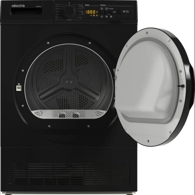 Electra TDC8101B 8Kg Freestanding Condenser Tumble Dryer - Black 