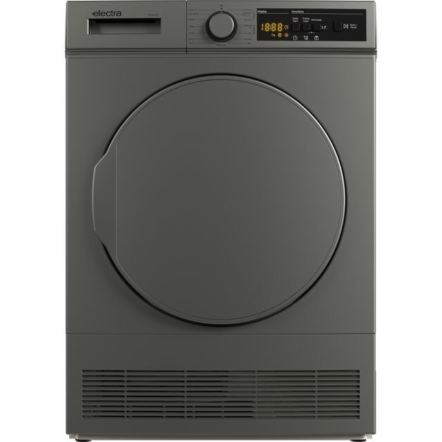 Electra TDC8101S 8Kg Freestanding Condenser Tumble Dryer - Silver