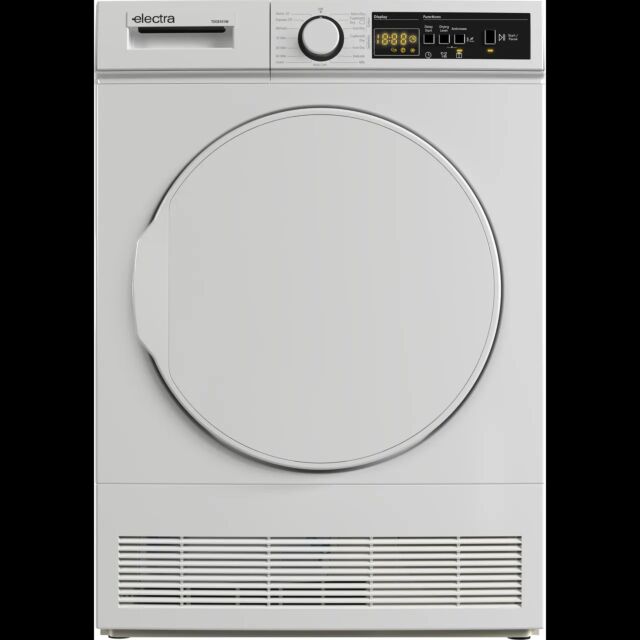 Electra TDC8101W 8Kg Freestanding Condenser Tumble Dryer - White