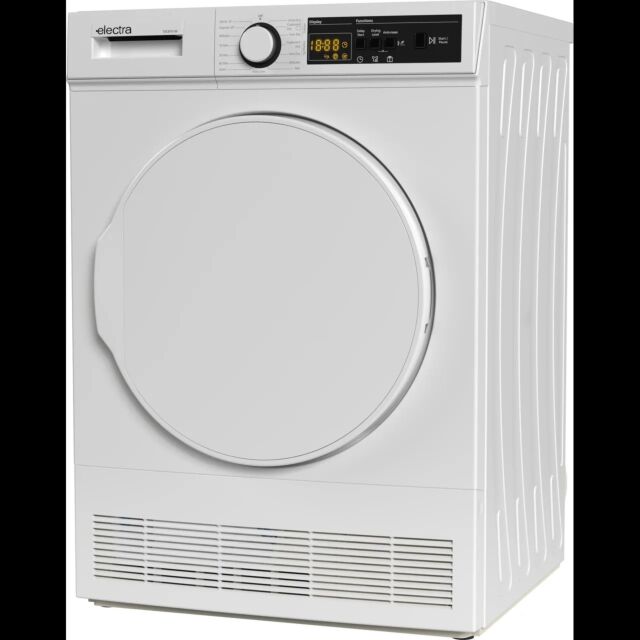Electra TDC8101W 8Kg Freestanding Condenser Tumble Dryer - White