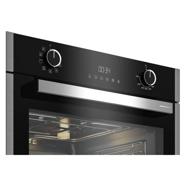 GRUNDIG Built-In Oven HotAero Pro Electric Multifunction GEBM19300XC - Stainless Steel