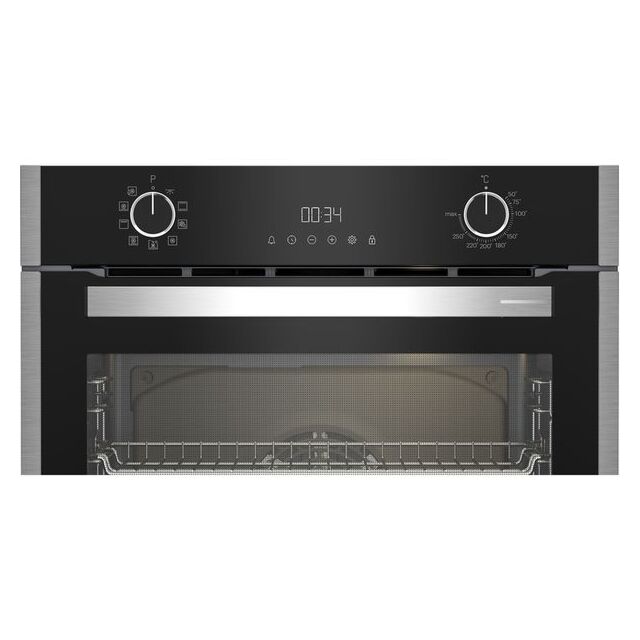 GRUNDIG Built-In Oven HotAero Pro Electric Multifunction GEBM19300XC - Stainless Steel