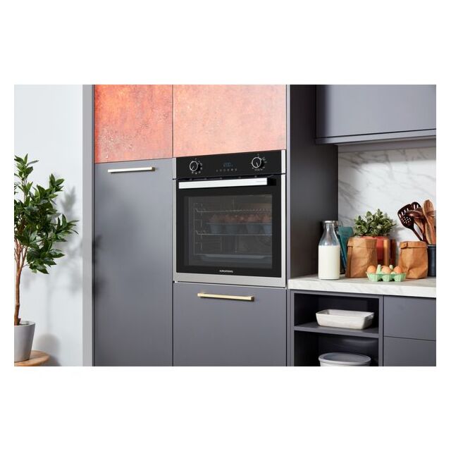 GRUNDIG Built-In Oven HotAero Pro Electric Multifunction GEBM19300XC - Stainless Steel