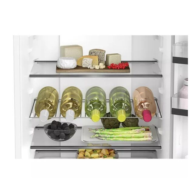 HAIER HBW5519EK Integrated Smart 70/30 Fridge Freezer - Sliding Hinge