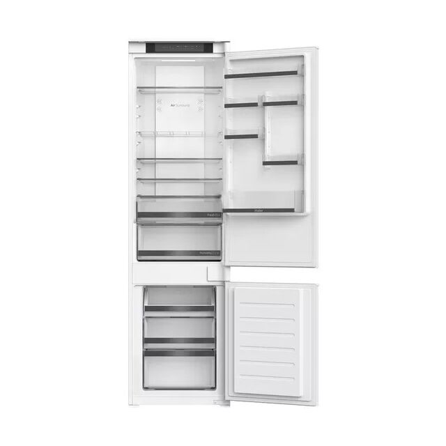 HAIER HBW5519EK Integrated Smart 70/30 Fridge Freezer - Sliding Hinge