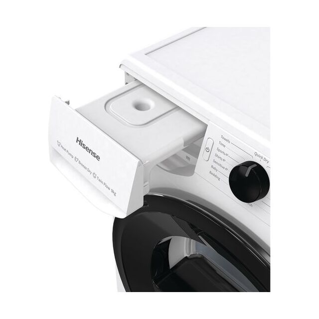 Hisense DHGC903 Freestanding 9KG Heat Pump Tumble Dryer - White
