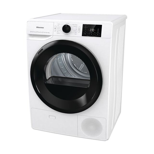Hisense DHGC903 Freestanding 9KG Heat Pump Tumble Dryer - White