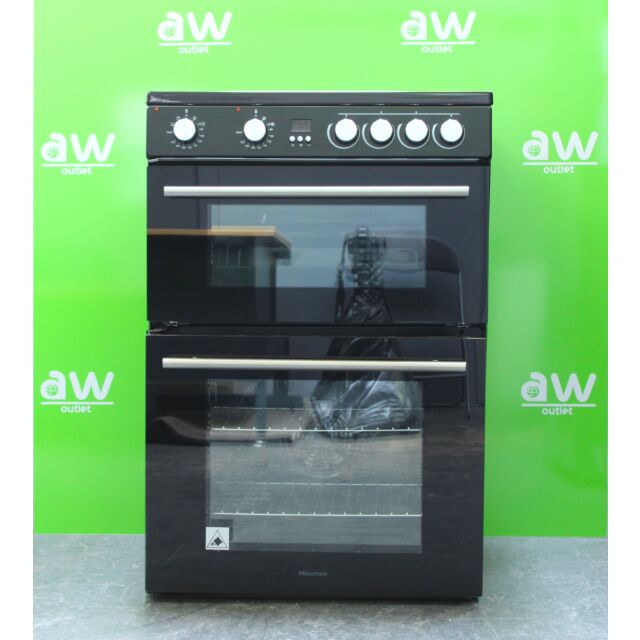 Hisense HDE3211BWUK Ceramic Electric Cooker with Double Oven - Graded