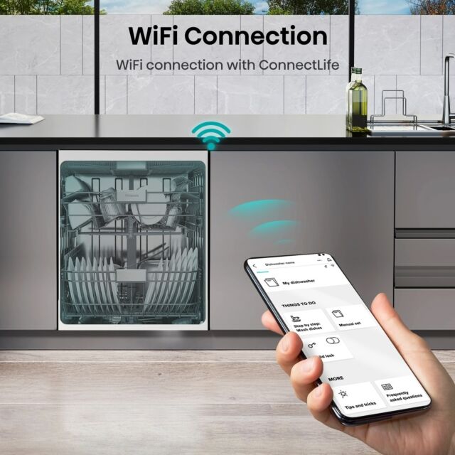 Hisense HV673C61UK Fully Integrated Dishwasher 16 Place Settings - Graded