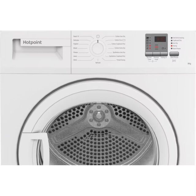 Hotpoint CHDC82WWGDUK 8kg Condenser Tumble Dryer - White 