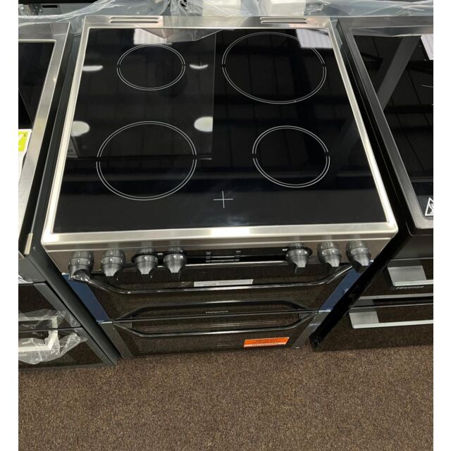HOTPOINT Multiflow HDM67V8D2CX 60 cm Electric Ceramic Cooker - Stainless Steel -Graded