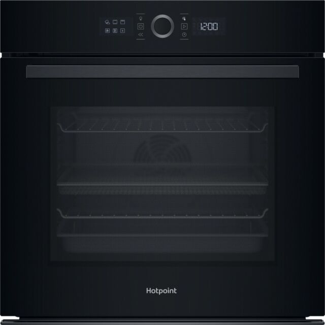 Hotpoint HOI4S8PM0BUK Built-In Electric Single Oven with Pyrolytic Cleaning - Black