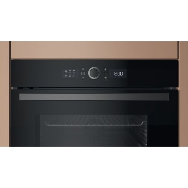 Hotpoint HOI4S8PM0BUK Built-In Electric Single Oven with Pyrolytic Cleaning - Black