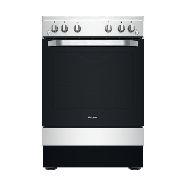 Hotpoint HS67G2PMX/UK Silver Gas Single Cooker