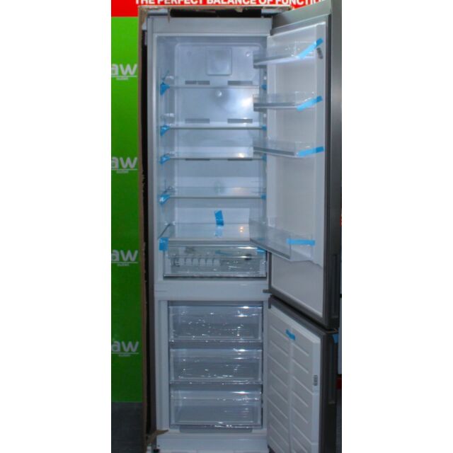  John Lewis No Frost Fridge Freezer JLFCB7320X Freestanding 70/30 - Inox