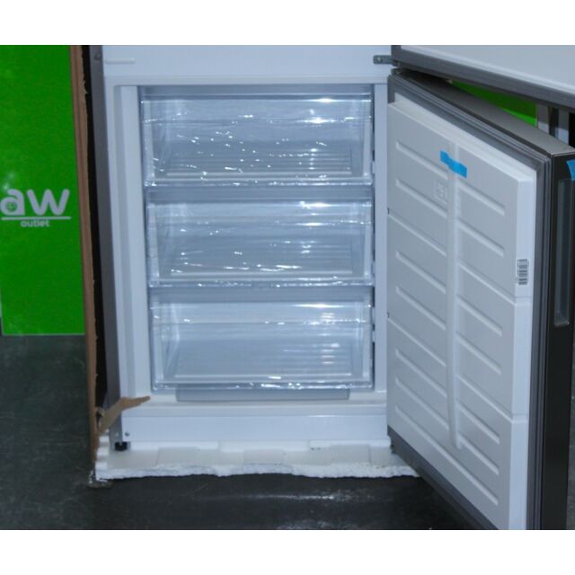  John Lewis No Frost Fridge Freezer JLFCB7320X Freestanding 70/30 - Inox