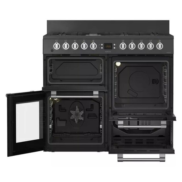 LEISURE CK100F232T 100 cm Dual Fuel Range Cooker - Anthracite - New Box Graded