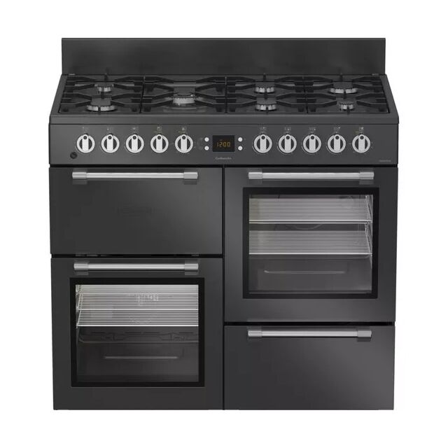 LEISURE CK100F232T 100 cm Dual Fuel Range Cooker - Anthracite - New Box Graded