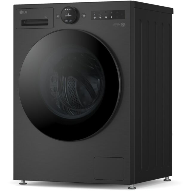 LG F4X7009TBB 9kg TurboWash Steam Washing Machine – BLACK