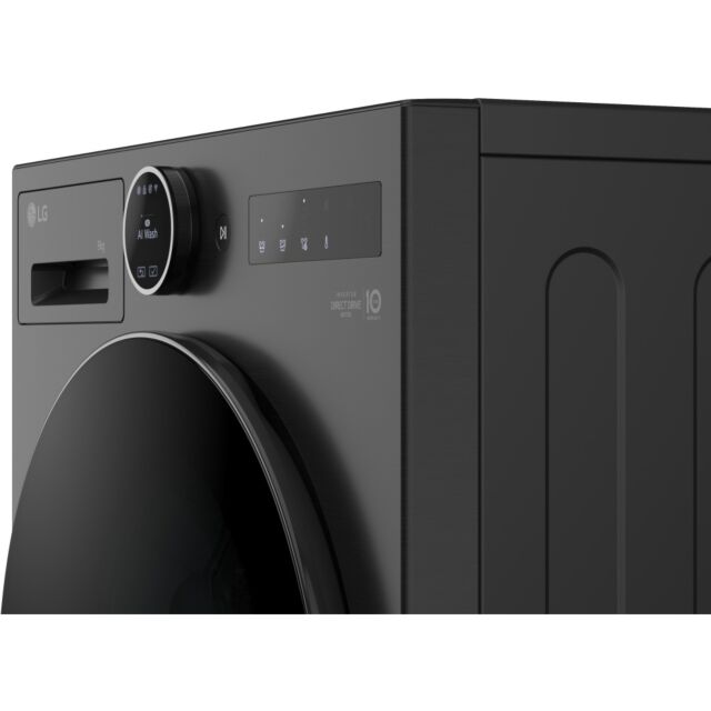 LG F4X7009TBB 9kg TurboWash Steam Washing Machine – BLACK