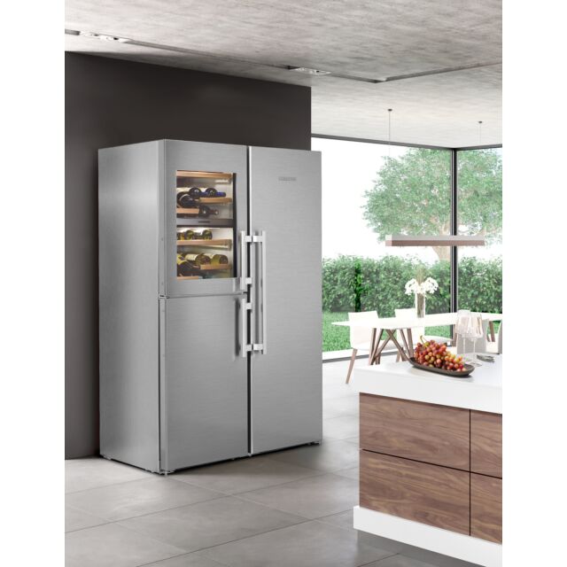 Liebherr SBSES8496 BioFresh-Plus, DuoCooling, SoftSystem, NoFrost, IceMaker - Fixed Water Connection