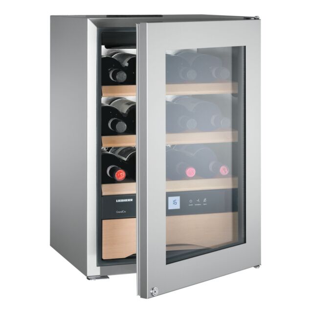 Liebherr WKES653 3 shelves, HumiditySelect, VibrateSafe, UV Protect, Steel Interior, wall mountable