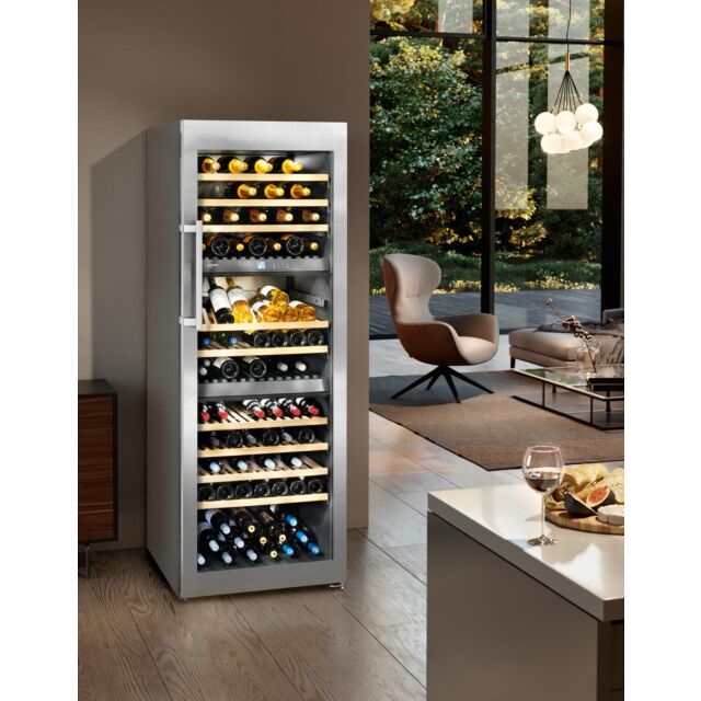 Liebherr WTES5872 3 zones, 13 shelves, HumiditySelect, VibrateSafe, UV Protect, SoftSystem, Telescop