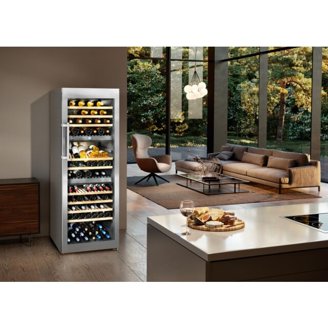 Liebherr WTES5872 3 zones, 13 shelves, HumiditySelect, VibrateSafe, UV Protect, SoftSystem, Telescop