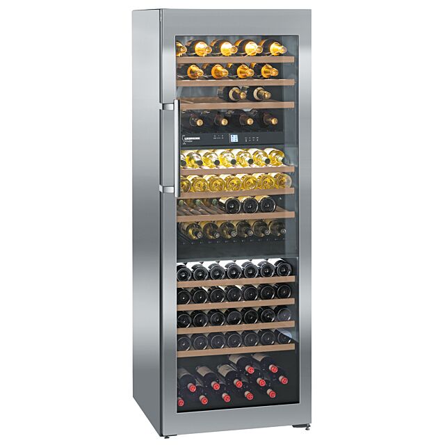 Liebherr WTES5872 3 zones, 13 shelves, HumiditySelect, VibrateSafe, UV Protect, SoftSystem, Telescop