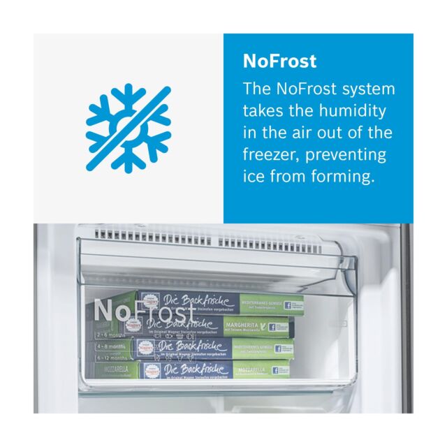 KGN34NWEAG, Free-standing fridge-freezer with freezer at bottom