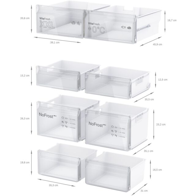 KFN96VPEAG, French door bottom freezer, multi door