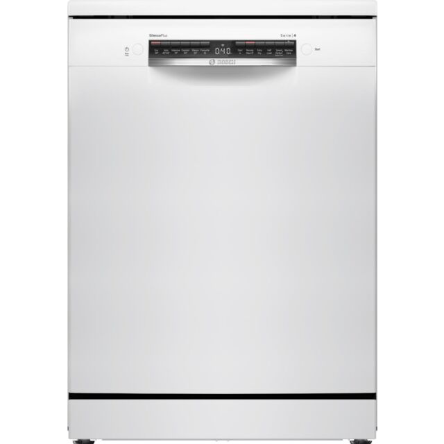 BOSCH Series 4 SMS4EKW06G Full-size WiFi-enabled Dishwasher - White - GRADED