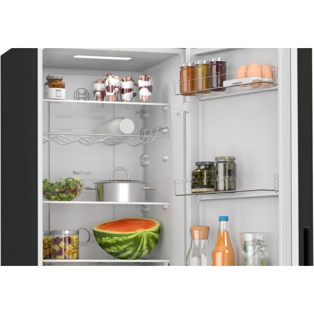 KGN27NBEAG, Free-standing fridge-freezer with freezer at bottom