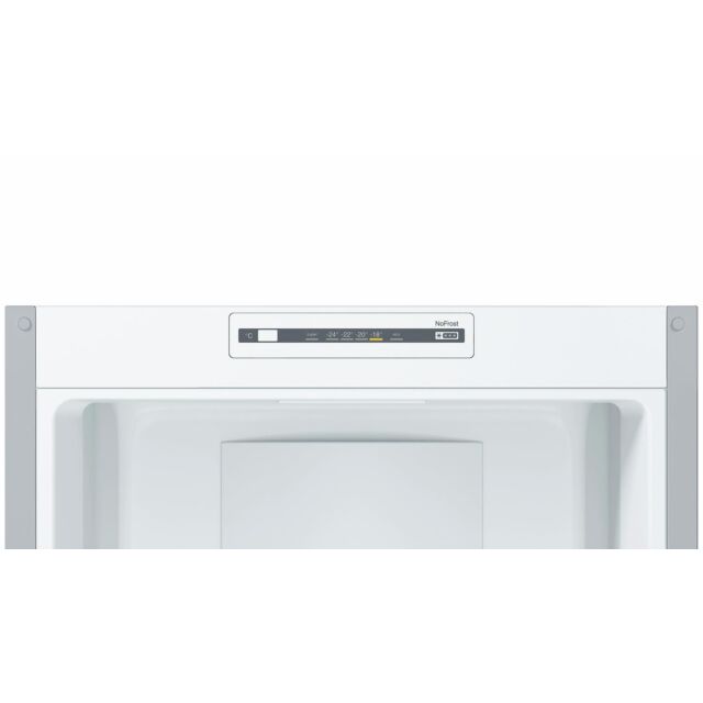 KGN34NLEAG, Free-standing fridge-freezer with freezer at bottom