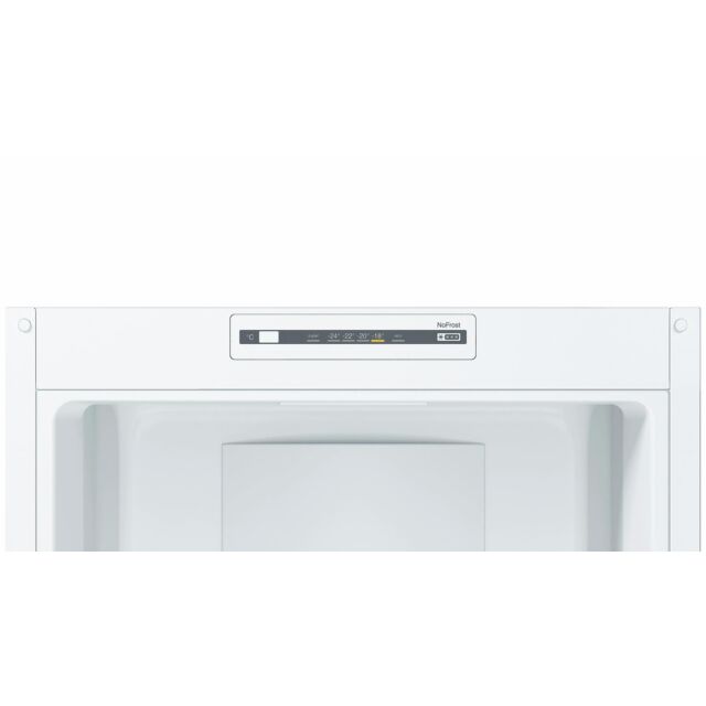 KGN34NWEAG, Free-standing fridge-freezer with freezer at bottom