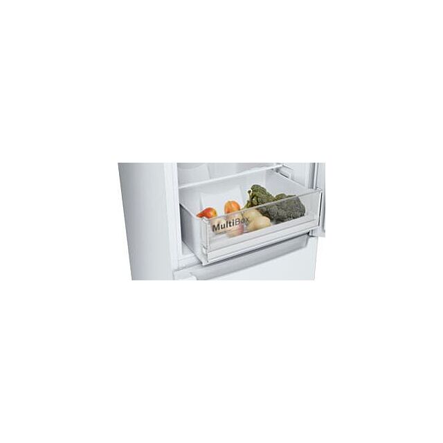 KGN34NWEAG, Free-standing fridge-freezer with freezer at bottom
