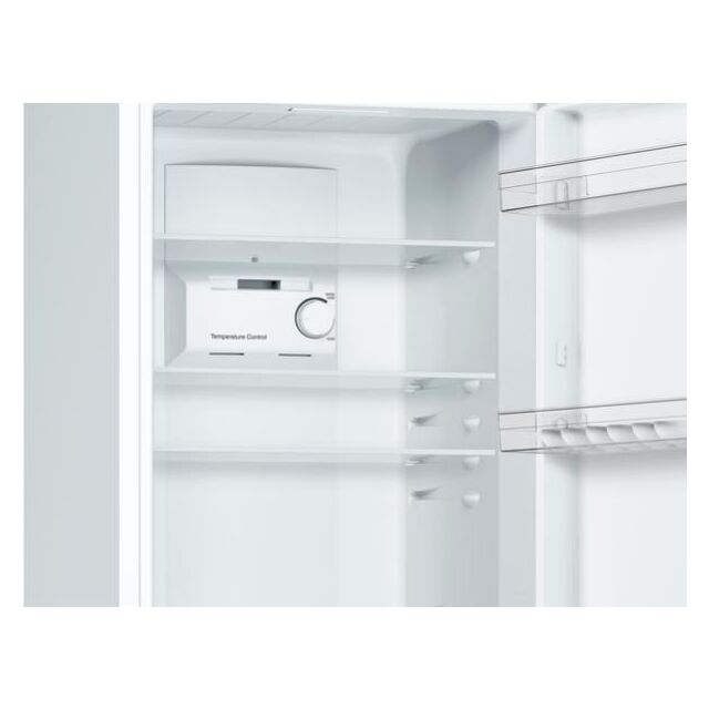 KGN34NWEAG, Free-standing fridge-freezer with freezer at bottom