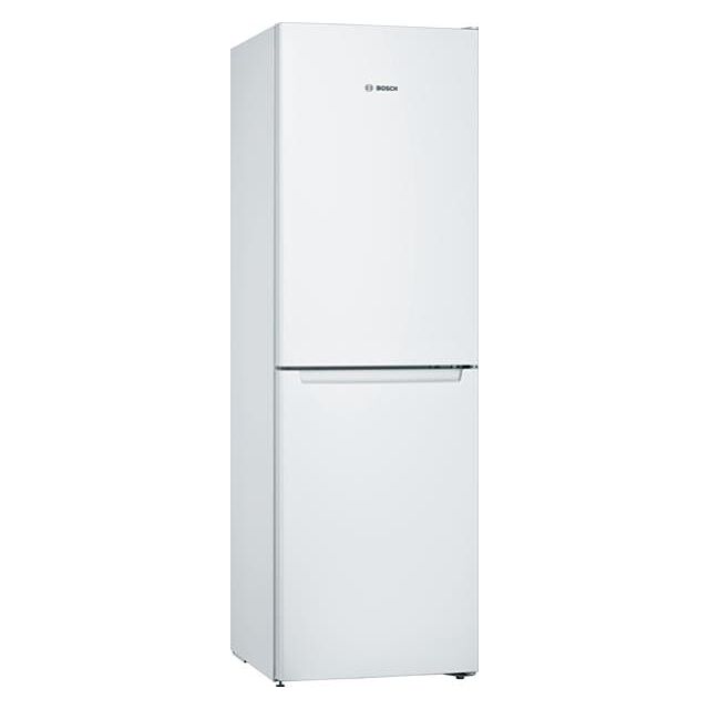 KGN34NWEAG, Free-standing fridge-freezer with freezer at bottom