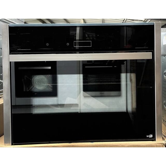 Neff C27CS22H0B N90 Compact Pyrolytic Multifunction Single Oven – Stainless Steel - Ex-Display