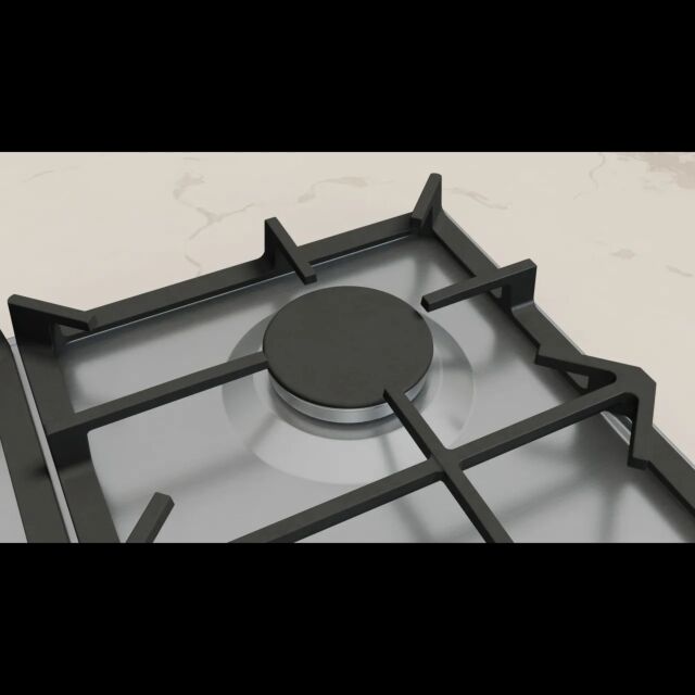 NEFF N70 T29CIR8N0 92cm 5 Burner Gas Hob Built-In, Wok Burner - Stainless Steel