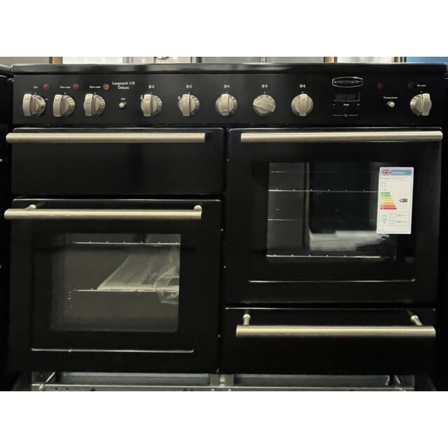 Rangemaster Longstock DL 110cm Electric Induction Range Cooker -Black - GRADED