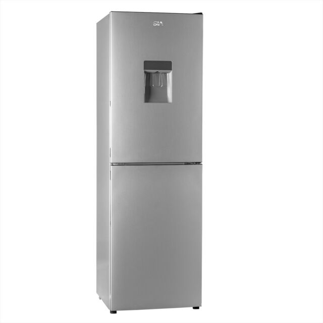SIA SFF17654SEI Freestanding 252L Fridge Freezer in Silver