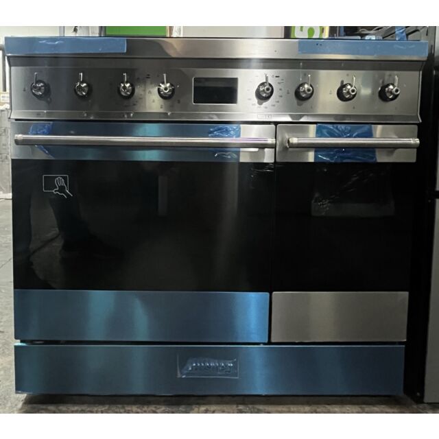 SMEG C92GPX2 90 cm Dual Fuel Pyrolytic Range Cooker - Stainless Steel - GRADED