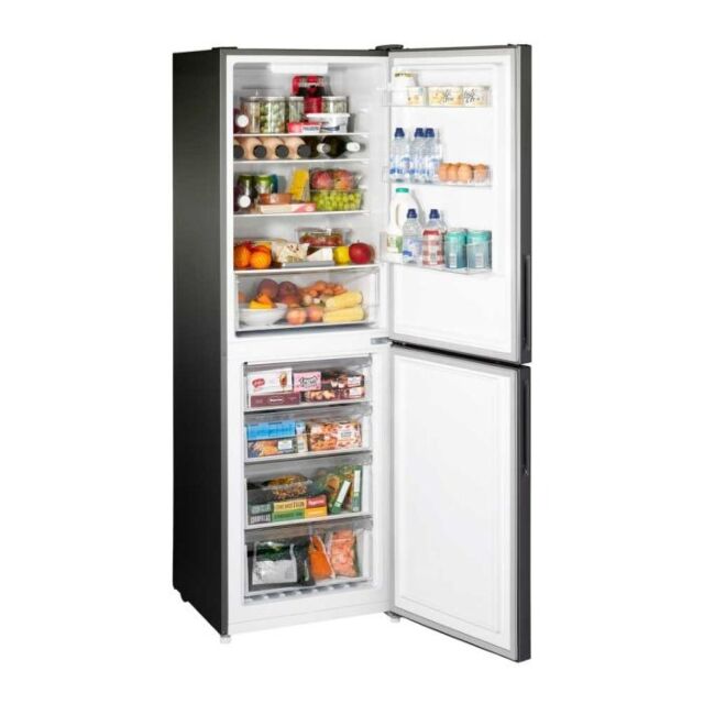 Teknix FF1860B/NBL 308L Frost Free Fridge Freezer - Black 
